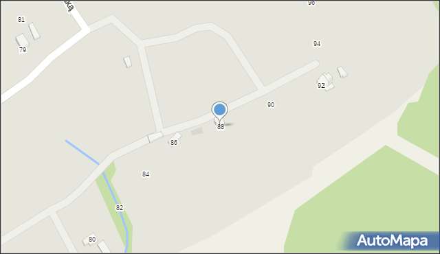 Żywiec, Za Łyską, 88, mapa Żywiec