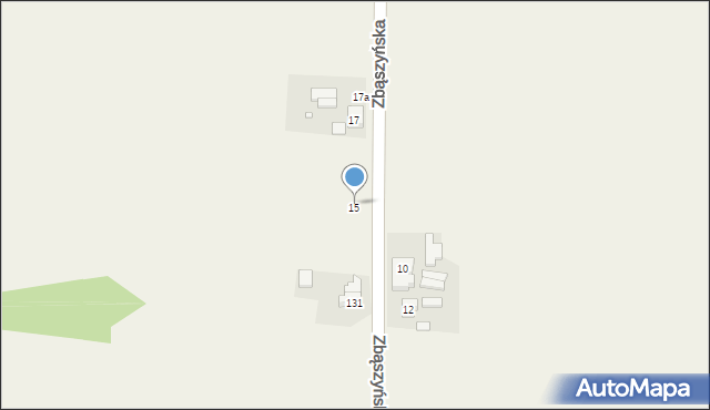 Dąbrówka Wielkopolska, Zbąszyńska, 15, mapa Dąbrówka Wielkopolska