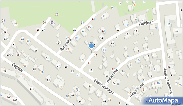 Gdynia, Zbrojna, 18, mapa Gdyni