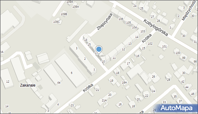 Gorzów Wielkopolski, Zbąszyńska, 18, mapa Gorzów Wielkopolski