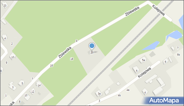 Kaliska, Zblewska, 20, mapa Kaliska