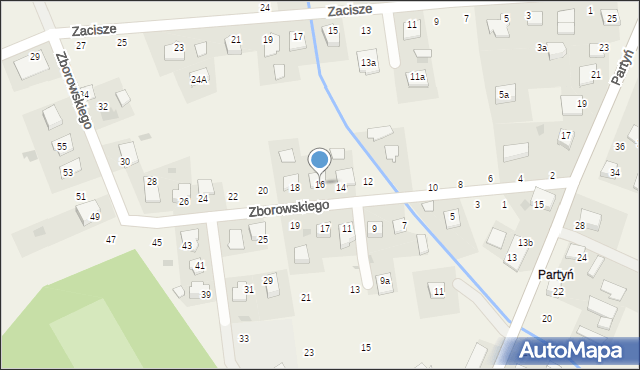 Łęg Tarnowski, Zborowskiego, 16, mapa Łęg Tarnowski