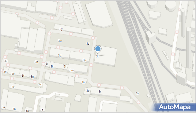 Łódź, Zbąszyńska, 3t, mapa Łodzi