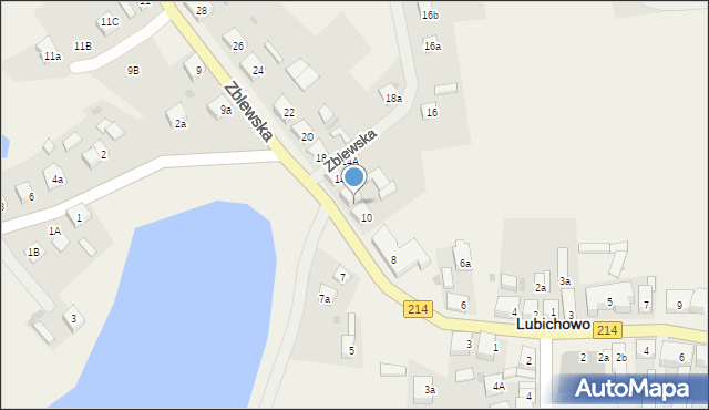 Lubichowo, Zblewska, 12, mapa Lubichowo