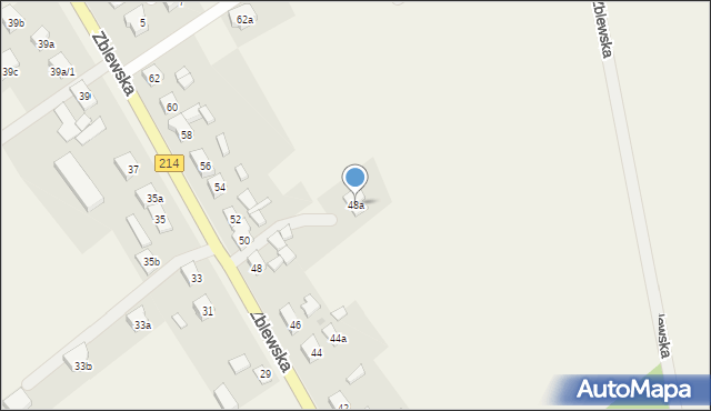 Lubichowo, Zblewska, 48a, mapa Lubichowo
