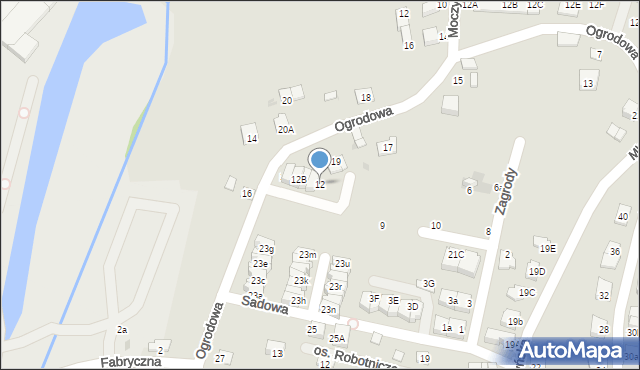 Niepołomice, Zbożowa, 12, mapa Niepołomice