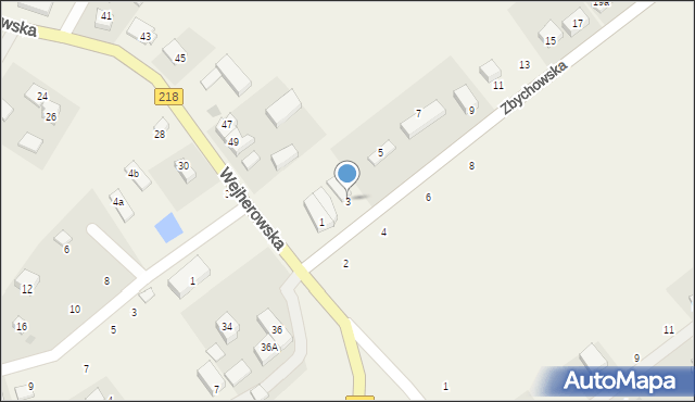 Nowy Dwór Wejherowski, Zbychowska, 3, mapa Nowy Dwór Wejherowski