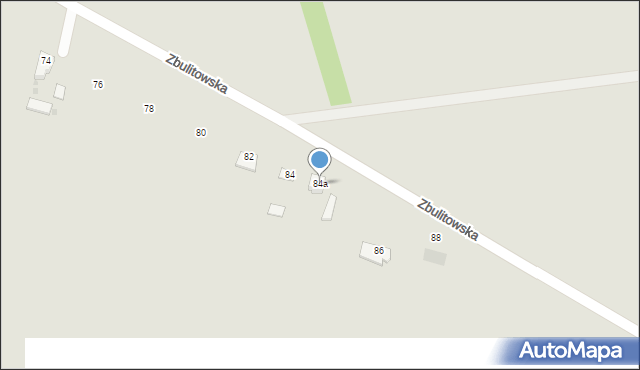 Radzyń Podlaski, Zbulitowska, 84a, mapa Radzyń Podlaski