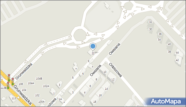 Rumia, Zbożowa, 11, mapa Rumia