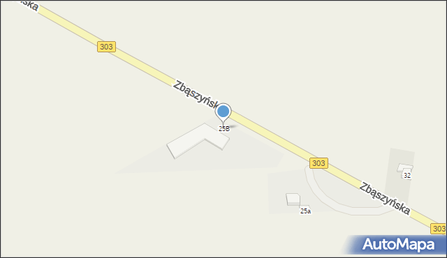Siedlec, Zbąszyńska, 25B, mapa Siedlec