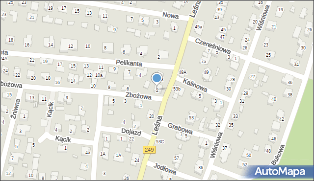 Solec Kujawski, Zbożowa, 2, mapa Solec Kujawski