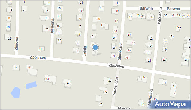 Solec Kujawski, Zbożowa, 42, mapa Solec Kujawski