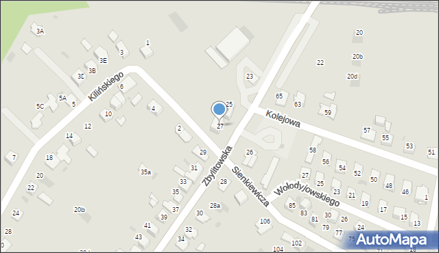 Tarnów, Zbylitowska, 27, mapa Tarnów