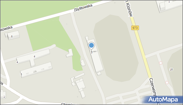 Tarnów, Zbylitowska, 3, mapa Tarnów