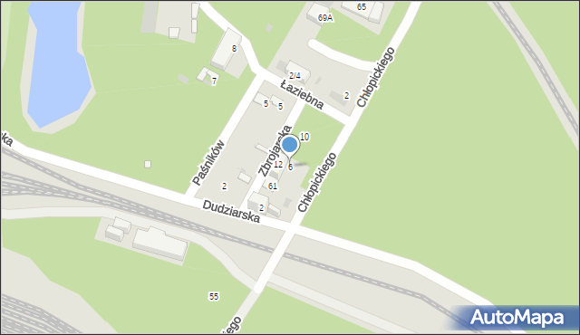 Warszawa, Zbrojarska, 6, mapa Warszawy