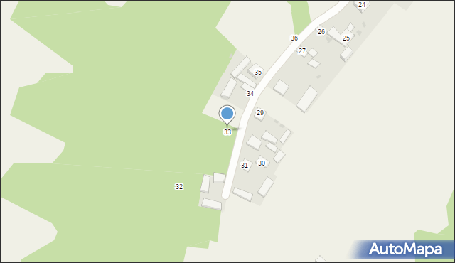 Zbędowice, Zbędowice, 33, mapa Zbędowice