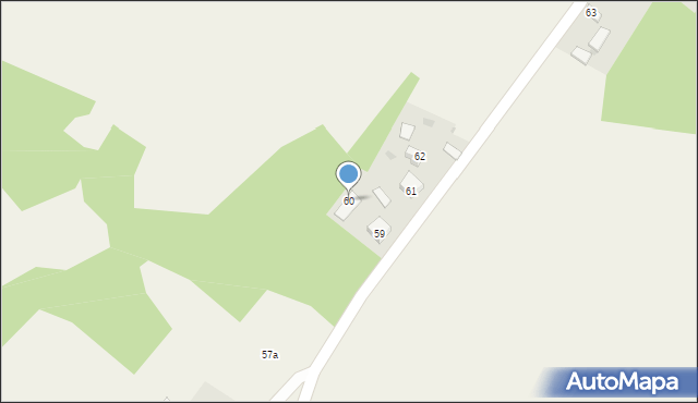Zbędowice, Zbędowice, 60, mapa Zbędowice