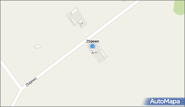 Zbijewo, Zbijewo, 40, mapa Zbijewo