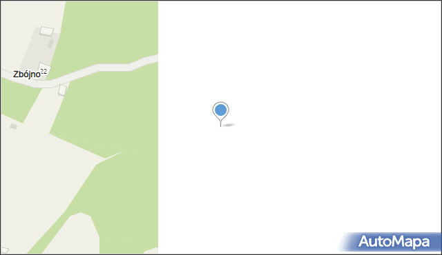 Zbójno, Zbójno, 18, mapa Zbójno