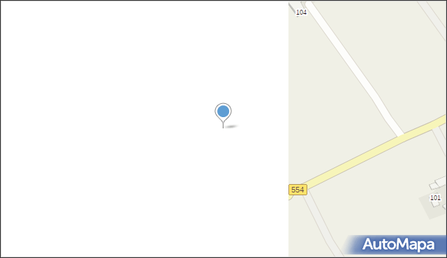 Zbójno, Zbójno, 103, mapa Zbójno