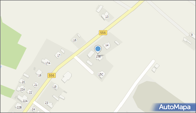 Zbójno, Zbójno, 15B, mapa Zbójno