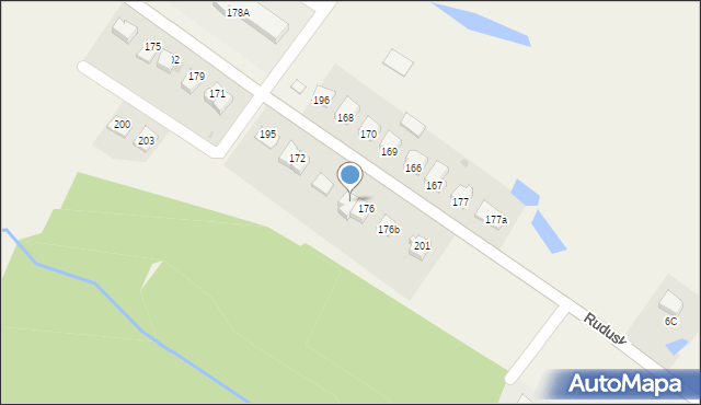 Zbójno, Zbójno, 176A, mapa Zbójno