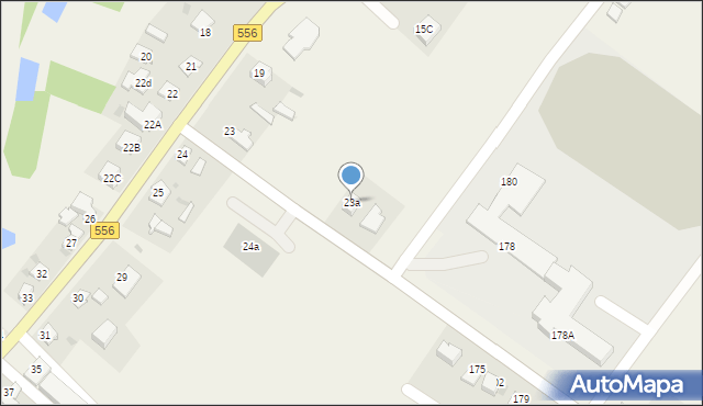 Zbójno, Zbójno, 23a, mapa Zbójno