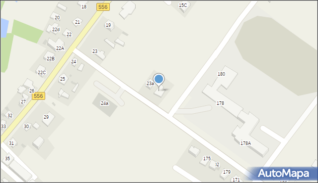 Zbójno, Zbójno, 23b, mapa Zbójno