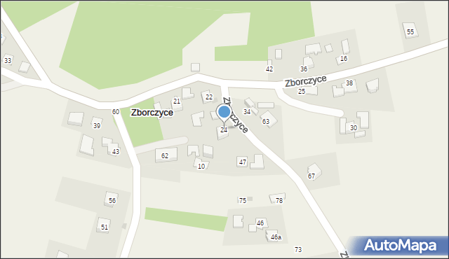 Zborczyce, Zborczyce, 24, mapa Zborczyce
