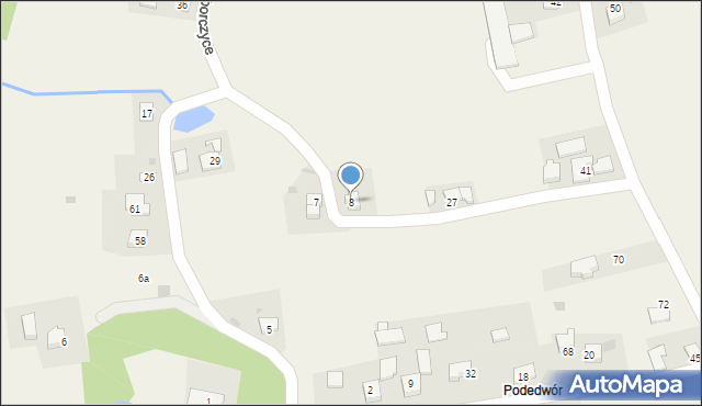 Zborczyce, Zborczyce, 8, mapa Zborczyce