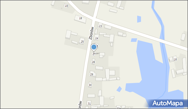 Zborów, Zborów, 27, mapa Zborów