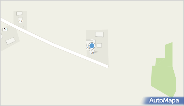 Zborówek, Zborówek, 20, mapa Zborówek