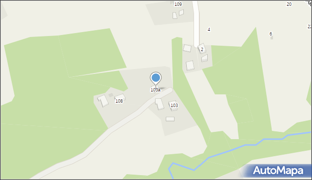 Zborowice, Zborowice, 103a, mapa Zborowice