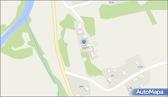 Zborowice, Zborowice, 201, mapa Zborowice