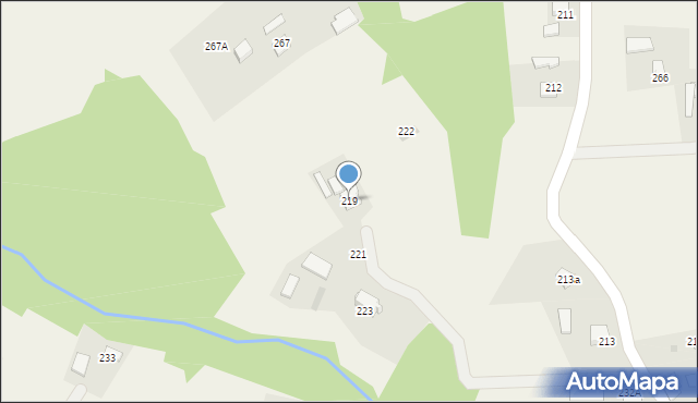 Zborowice, Zborowice, 219, mapa Zborowice