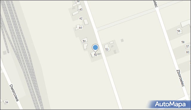 Zborowiec, Zborowiec, 52, mapa Zborowiec