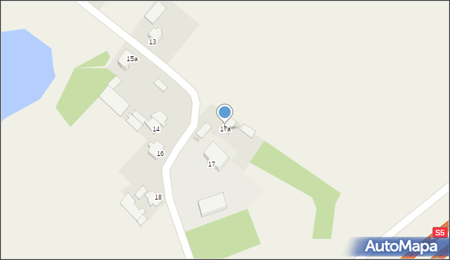 Zbrachlin, Zbrachlin, 17a, mapa Zbrachlin