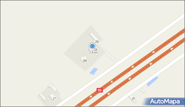 Zbrachlin, Zbrachlin, 28A, mapa Zbrachlin