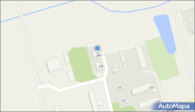 Zbroszki, Zbroszki, 13F, mapa Zbroszki