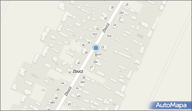 Zbucz, Zbucz, 35, mapa Zbucz