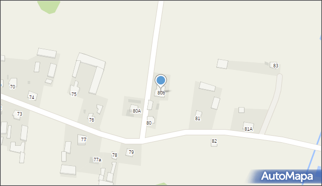 Zbulitów Duży, Zbulitów Duży, 80b, mapa Zbulitów Duży