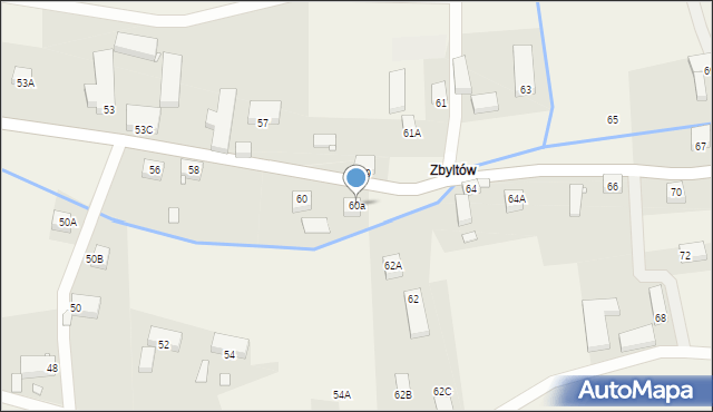 Zbylutów, Zbylutów, 60a, mapa Zbylutów