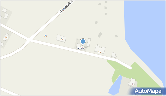 Zbyszewice, Zbyszewice, 2/2, mapa Zbyszewice