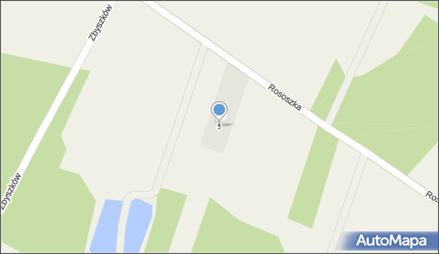 Zbyszków, Zbyszków, 5, mapa Zbyszków