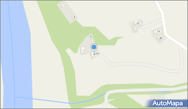 Zbyszyce, Zbyszyce, 4, mapa Zbyszyce