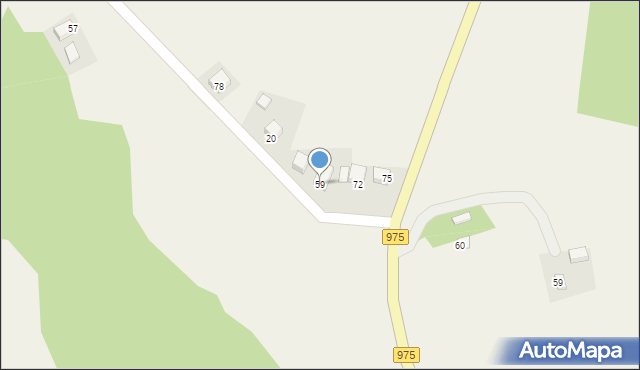 Zbyszyce, Zbyszyce, 59, mapa Zbyszyce