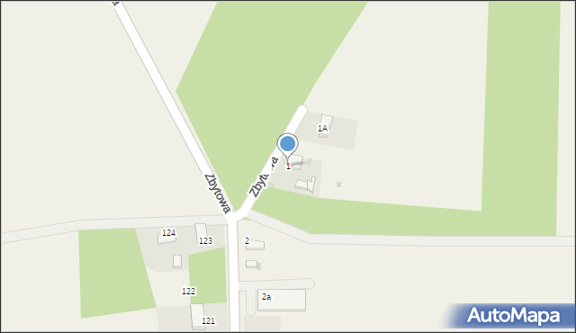 Zbytowa, Zbytowa, 1, mapa Zbytowa