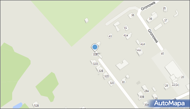 Częstochowa, Zdrowa, 32B, mapa Częstochowy