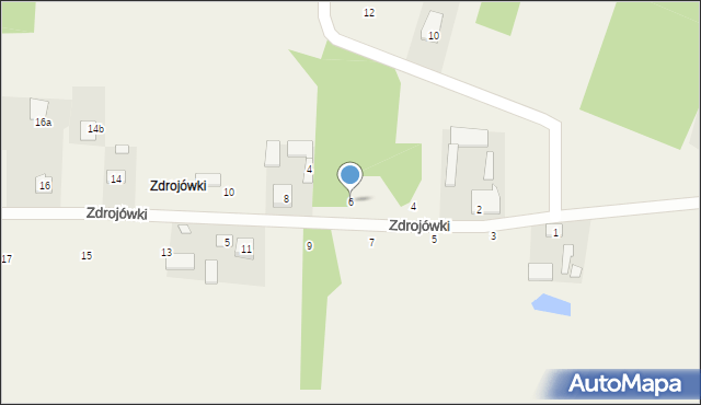 Dobre, Zdrojówki, 6, mapa Dobre