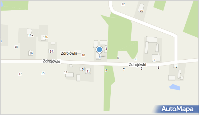 Dobre, Zdrojówki, 8, mapa Dobre
